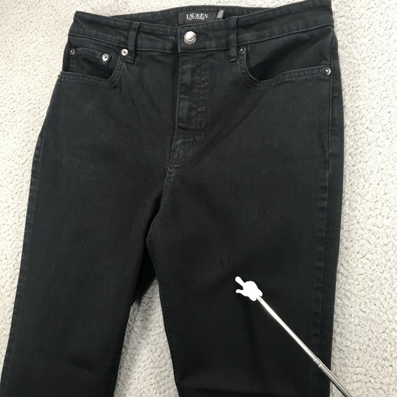 Ralph Lauren Classic Black Women's Jeans - Picture 8 of 16